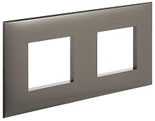 Рамка универсальная DKC Avanti 2-м. серый жемчуг картинка